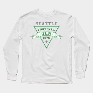 Retro Seattle Seahawks Long Sleeve T-Shirt